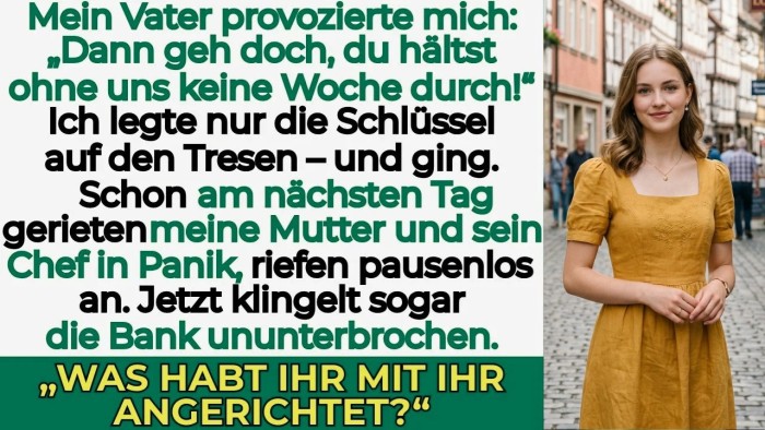 Mein Vater sagte, ich würde ohne Familie scheitern — am nächsten Tag verlor er 200 Mio. $