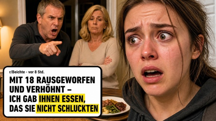 Mit 18 rausgeworfen und verhöhnt – ich gab meinen Eltern Essen, das sie nicht schluckten