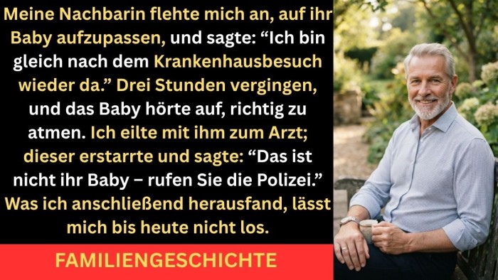 Meine Nachbarin legte ein sterbendes Baby vor meine Tür – doch sie kannte meine Kamera nicht…