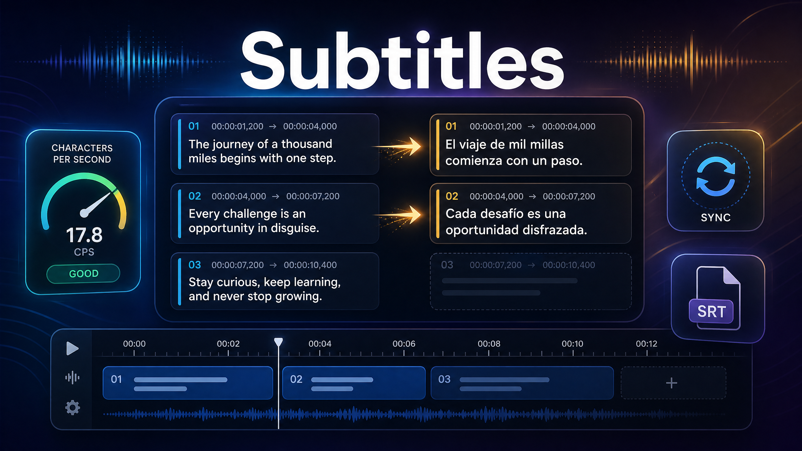 Subtitle translate