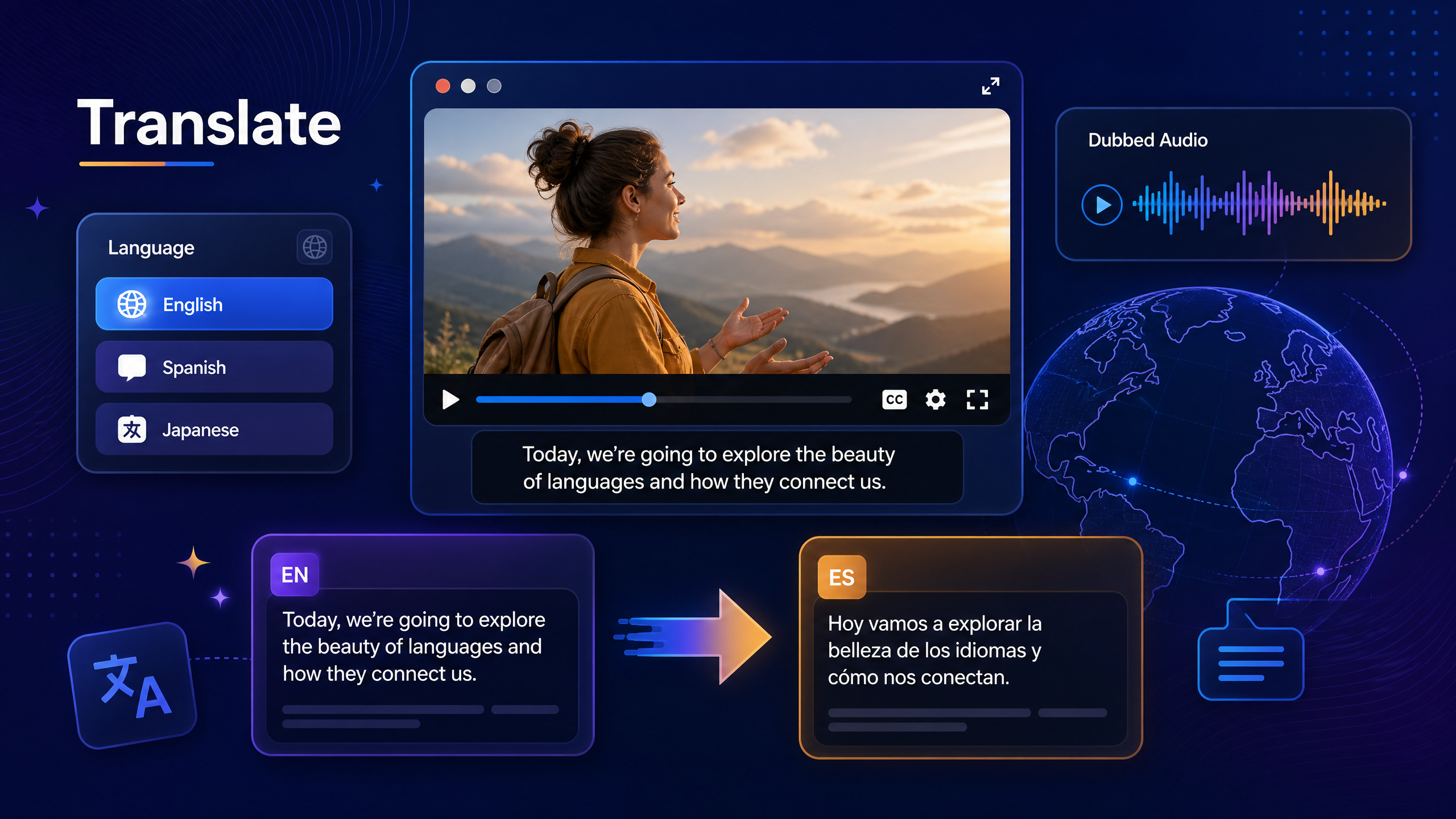 How to translate a video